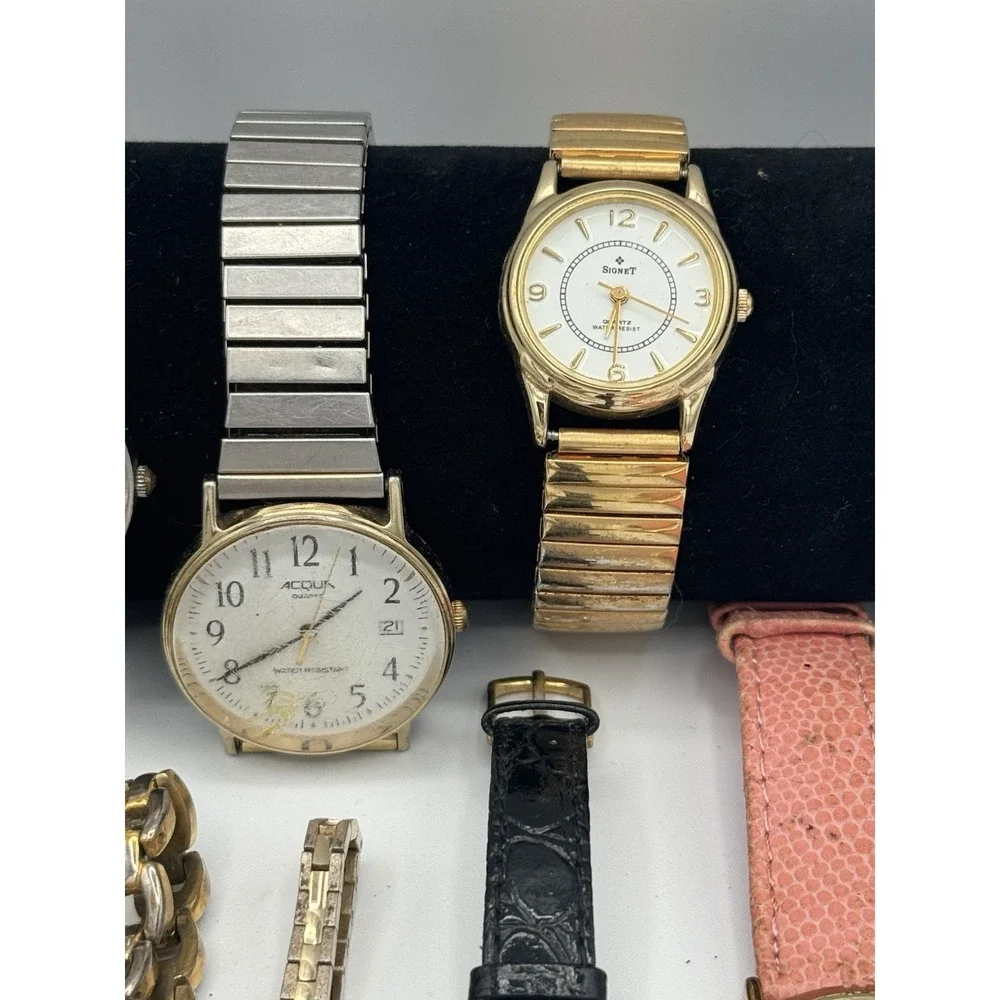 Mixed Brands‎ Men & Woman's Watches Lot Of 15 For Parts Or Repair